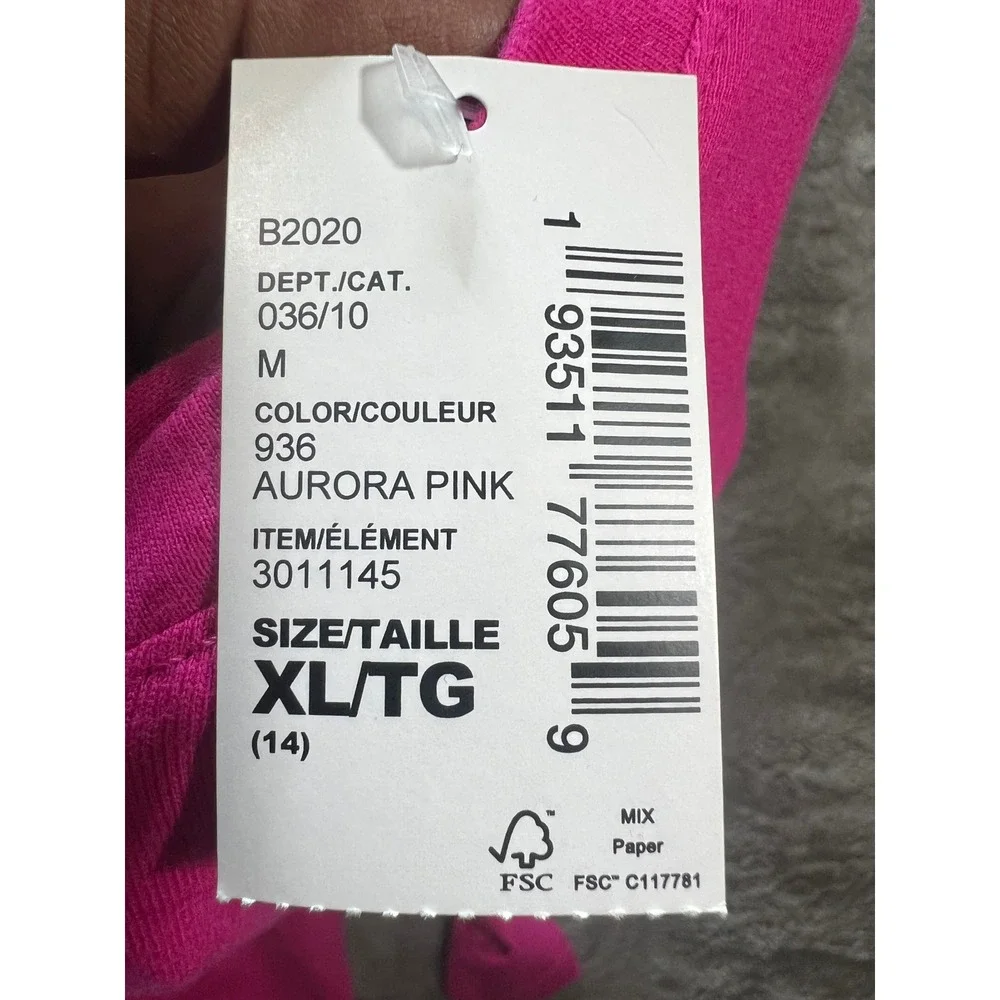 The Children's Place Girls Size 14 XL Aurora Pink Long Sleeve Top NWT